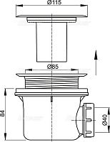 Сифон для поддона RGW Stone Tray A-48