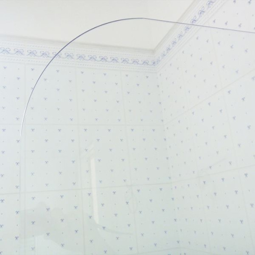 Шторка на ванну GuteWetter Lux Pearl GV-601AS правая 55 см стекло бесцветное, профиль хром фото 3