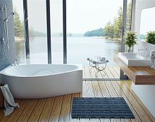 Ванна из искусственного камня Эстет Грация 170x95 L с ножками