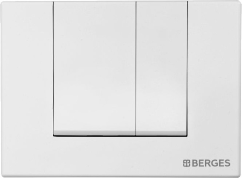 Система инсталляции для унитазов Berges Wasserhaus Novum 040241 с кнопкой смыва, белая фото 5