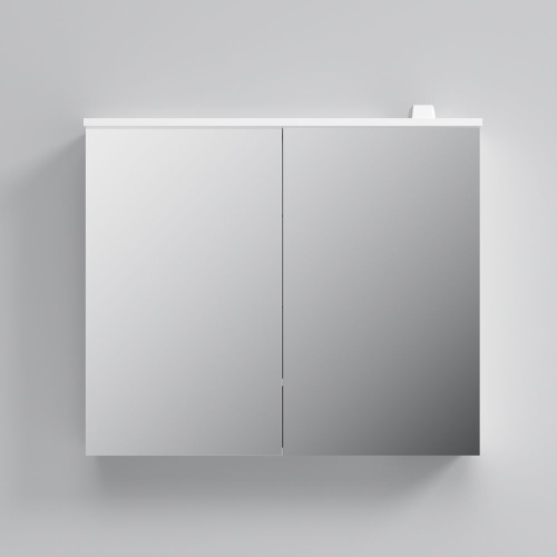 Зеркало-шкаф AM.PM Spirit V2.0 80 с LED-подсветкой, белый глянец фото 4