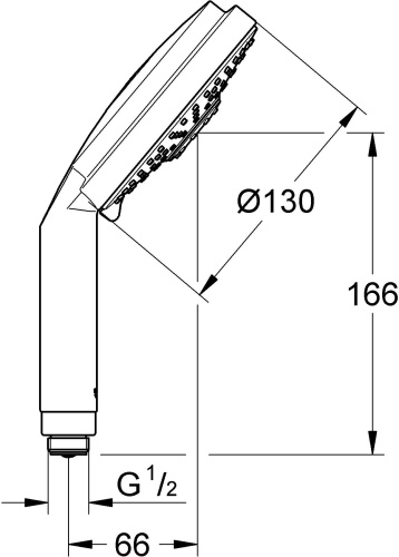 Душевая лейка Grohe Rainshower Cosmopolitan 130 28755000 фото 5