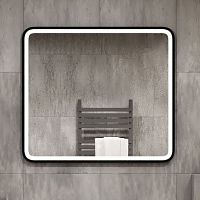 Мебель для ванной Art&Max Platino 90, подвесная, черная матовая
