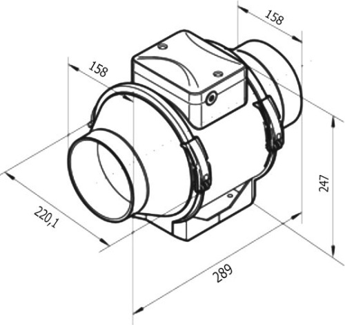 Вытяжной вентилятор Vents ТТ ПРО 160 фото 3