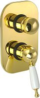 Смеситель Migliore Oxford 19176 С ВНУТРЕННЕЙ ЧАСТЬЮ, для ванны с душем, золото