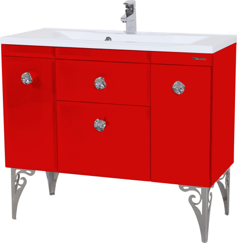 Мебель для ванной Bellezza Луссо 90 красная фото 2