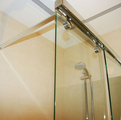 Шторка на ванну GuteWetter Slide Pearl GV-862 правая 100 см стекло бесцветное, профиль хром фото 5