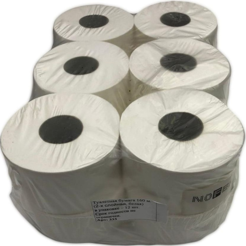 Туалетная бумага Nofer Premium ОС-2-160 пр (Блок: 12 рулонов) фото 4