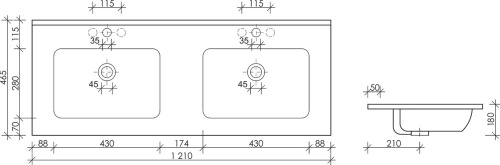 Раковина Ceramica Nova Element CN7004 фото 2