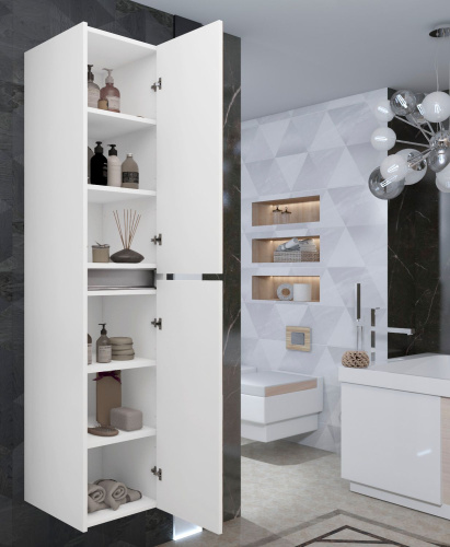 Шкаф-пенал Opadiris Фреш белый фото 2