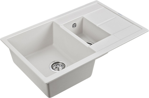 Мойка кухонная Paulmark Feste PM237850-WH белый фото 2