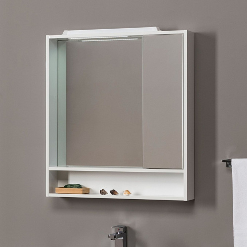 Зеркало-шкаф Aquanet Коста 76 белый