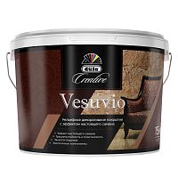 Покрытие декоративное рельефное Dufa Creative Vesuvio эффект настоящего самана 15 кг.