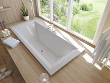 Ванна из искусственного камня Эстет Стелла 180x80 с ножками