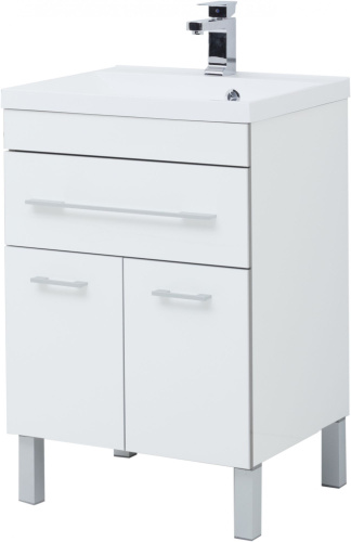 Мебель для ванной Aquanet Верона 58 белая, 1 ящик, 2 двери фото 12