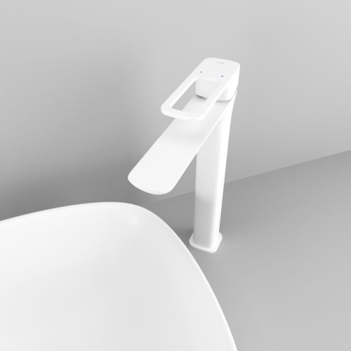 Смеситель IDDIS Slide SLIWT01i01 для раковины, белый фото 4