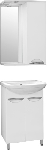 Мебель для ванной Style Line Жасмин 55 белая фото 14