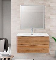 Тумба с раковиной BelBagno Acqua 100 подвесная, rovere rustico