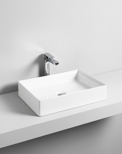 Раковина ArtCeram Scalino 55 белый фото 2