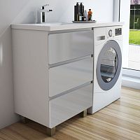 Мебель для ванной Эстет Dallas Luxe 120 напольная, 3 ящика