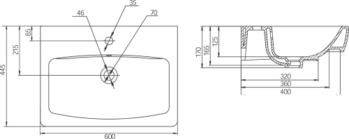 Мебель для ванной AQUATON Кантри 60 белый/дуб верона фото 4