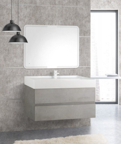 Мебель для ванной Cezares Molveno 80х46 beton фото 6