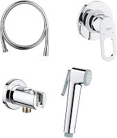 Гигиенический душ Grohe BauLoop 124895 со смесителем, С ВНУТРЕННЕЙ ЧАСТЬЮ