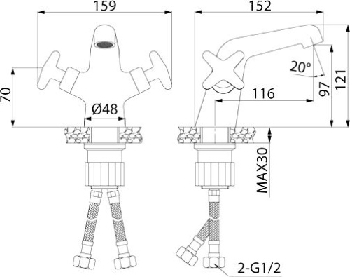 Смеситель IDDIS Acros ACRSB00i01 для раковины, хром фото 3