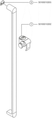 Душевая штанга Keuco Elegance new 51685 010900 фото 2