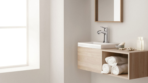Смеситель Hansgrohe Metris Classic 31075000 для раковины фото 3