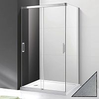 Душевой уголок Cezares Tandem Soft AH-2-120/90-P-Cr-R стекло punto