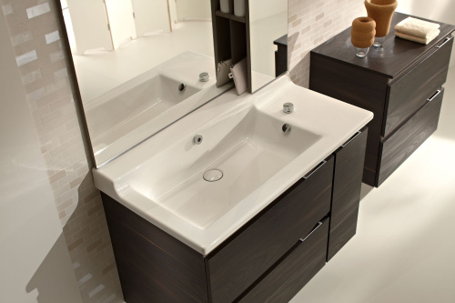 Раковина Jacob Delafon Soprano EXK122 100 см, со смесителем фото 5