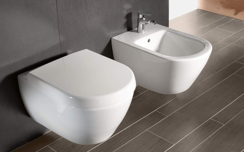 Унитаз подвесной Villeroy & Boch Subway 6604 1001 укороченный, alpin фото 8