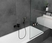 Смеситель Hansgrohe Vernis Shape 71450670 для ванны с душем, черный