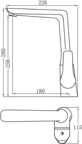 6 990 руб. Смеситель Aquanet Pragmatic AF430-41С для кухонной мойки фото 2 Смеситель Aquanet Pragmatic AF430-41С для кухонной мойки фото 2
