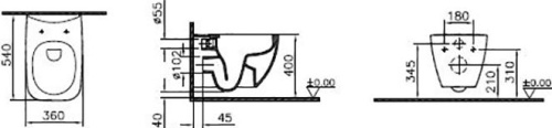 Комплект Унитаз подвесной VitrA Shift 7742B083-0075 с крышкой + Система инсталляции AM102/1120 + Кнопка смыва AlcaPlast THIN M578 + Шумоизоляционная панель фото 8