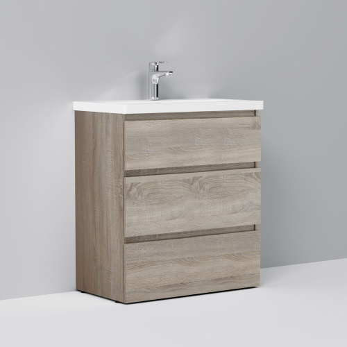 Мебель для ванной AM.PM Gem S 75 напольная, светлый дуб + Сертификат AM.PM на 30 дней подписки на медиасервис фото 12