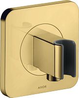 Шланговое подключение Axor Citterio E 36724990 с держателем для душа, полированное золото