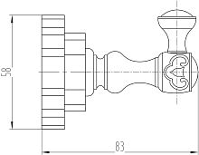 Крючок Milacio Villena MC.901.BR