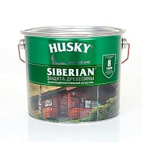 Антисептик Husky Siberian алкидный, деревозащитный, лессирующий, полуглянцевый