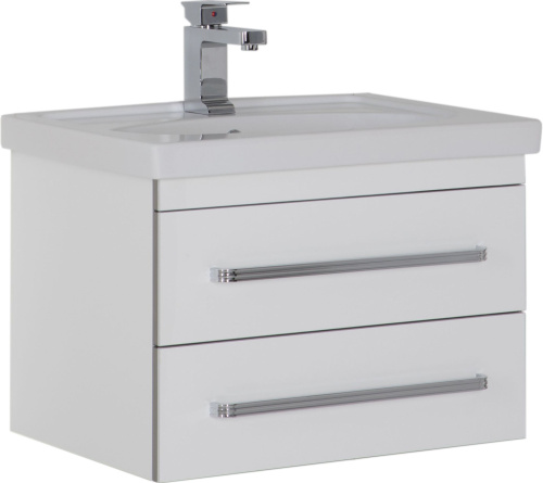 Мебель для ванной Aquanet Сиена 60 подвесная белая фото 2