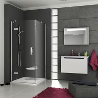 Душевой уголок Ravak SMSD2 90х90 B L Transparent, профиль хром