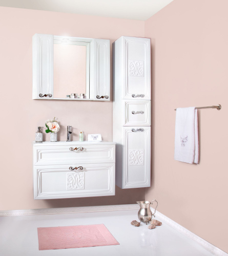 Зеркало Бриклаер Адель 85 2 шкафа Зеркало Бриклаер Адель 85 2 шкафа