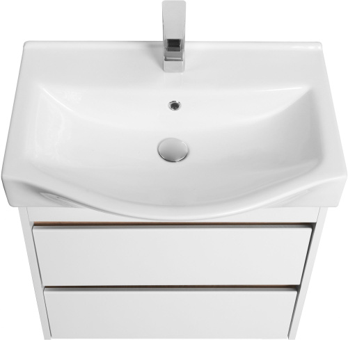 Мебель для ванной AQUATON Нортон 65, подвесная, белый глянец фото 10