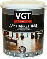 VGT PREMIUM ЛАК ПАРКЕТНЫЙ ПОЛИУРЕТАНОВЫЙ для внутренних работ, матовый (0,9л)