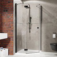 Душевой уголок Radaway Essenza New Black PTJ 100х100 L