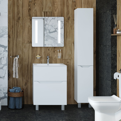 Мебель для ванной AM.PM Tender 60 напольная, белая фото 6 Мебель для ванной AM.PM Tender 60 напольная, белая фото 6