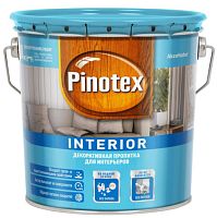 Пропитка декоративная для защиты древесины на водной основе Pinotex Interior бесцветная 2,7 л.