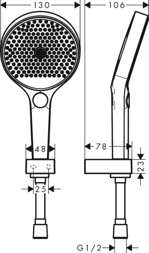 Душевой гарнитур Hansgrohe Rainfinity 26852000 фото 7