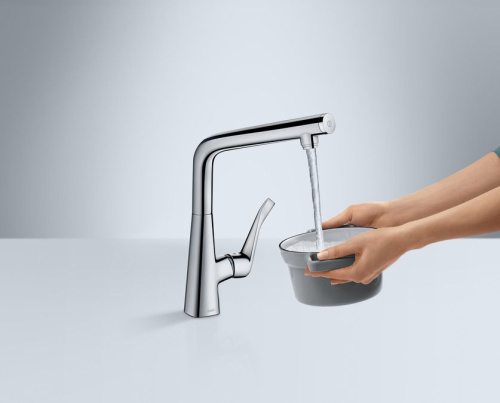 74 890 руб. Смеситель Hansgrohe Metris Select 14883000 для кухонной мойки фото 2 Смеситель Hansgrohe Metris Select 14883000 для кухонной мойки фото 2